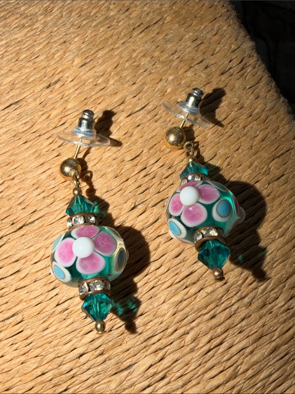 Pierced earrings post style